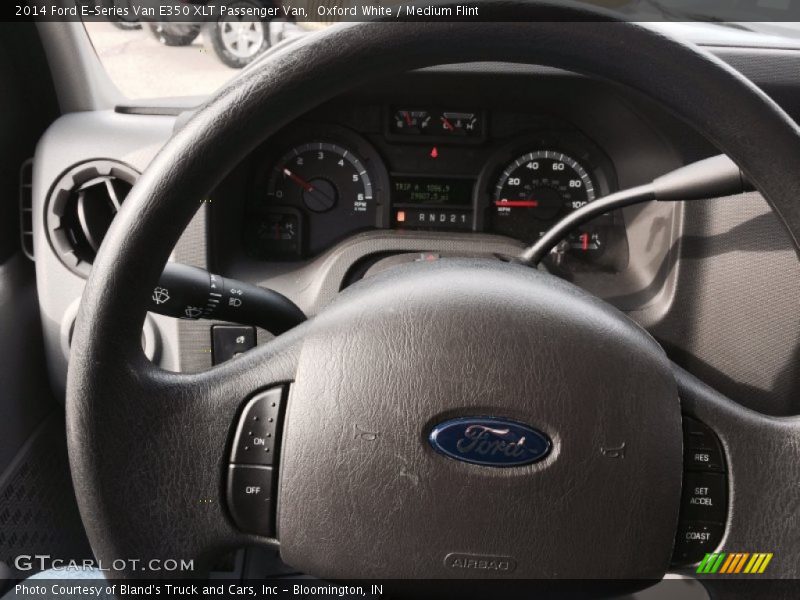 Oxford White / Medium Flint 2014 Ford E-Series Van E350 XLT Passenger Van