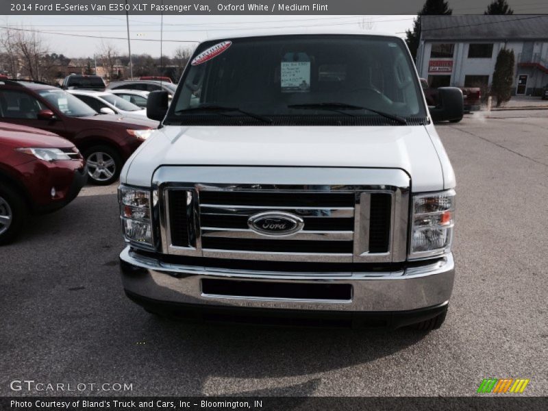 Oxford White / Medium Flint 2014 Ford E-Series Van E350 XLT Passenger Van