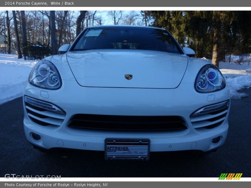 White / Black 2014 Porsche Cayenne