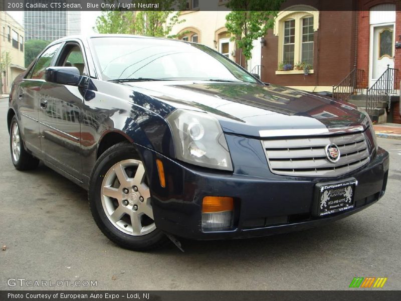 Blue Onyx / Light Neutral 2003 Cadillac CTS Sedan