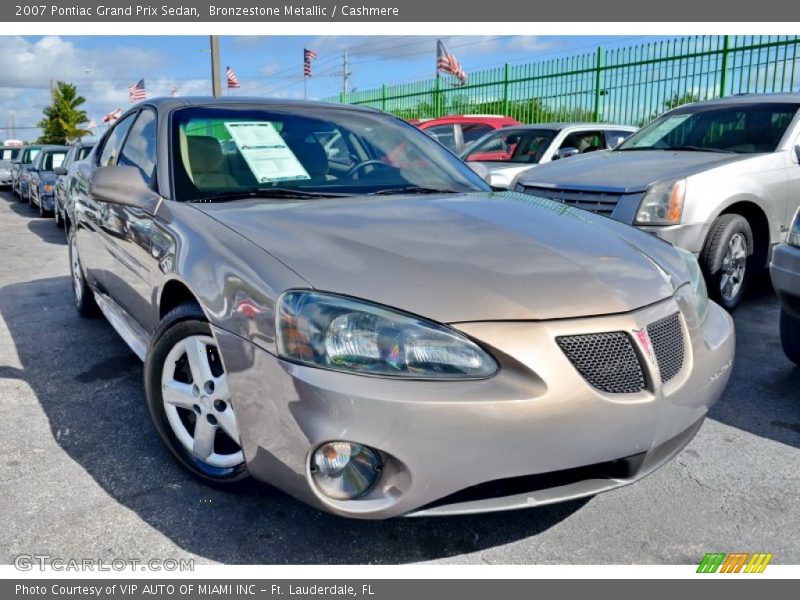 Bronzestone Metallic / Cashmere 2007 Pontiac Grand Prix Sedan