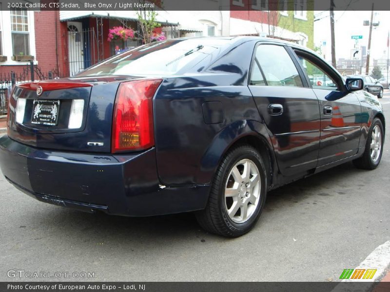 Blue Onyx / Light Neutral 2003 Cadillac CTS Sedan
