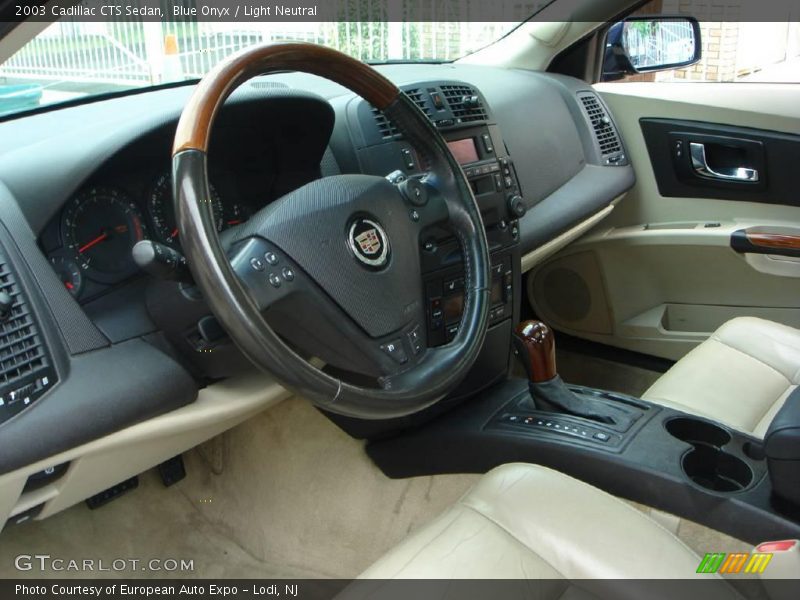Blue Onyx / Light Neutral 2003 Cadillac CTS Sedan