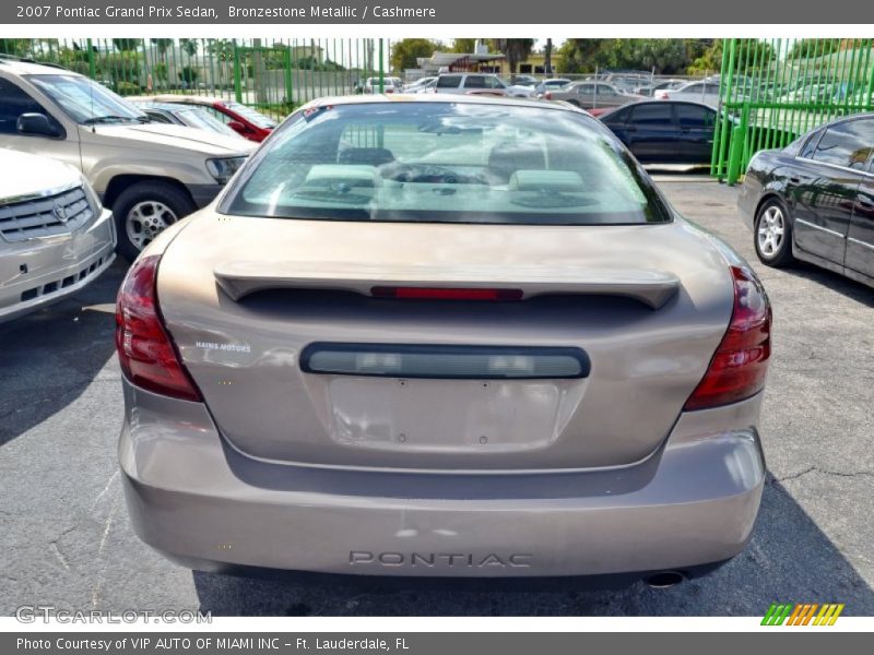 Bronzestone Metallic / Cashmere 2007 Pontiac Grand Prix Sedan