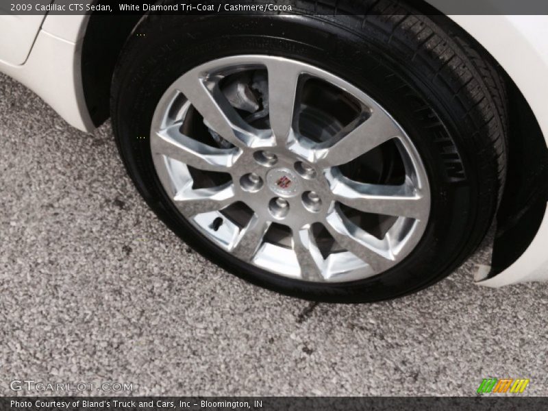 White Diamond Tri-Coat / Cashmere/Cocoa 2009 Cadillac CTS Sedan