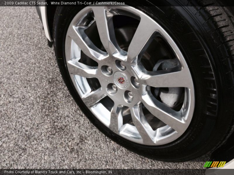 White Diamond Tri-Coat / Cashmere/Cocoa 2009 Cadillac CTS Sedan