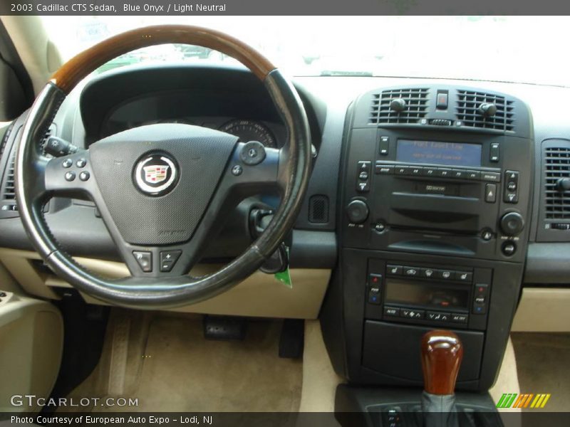 Blue Onyx / Light Neutral 2003 Cadillac CTS Sedan
