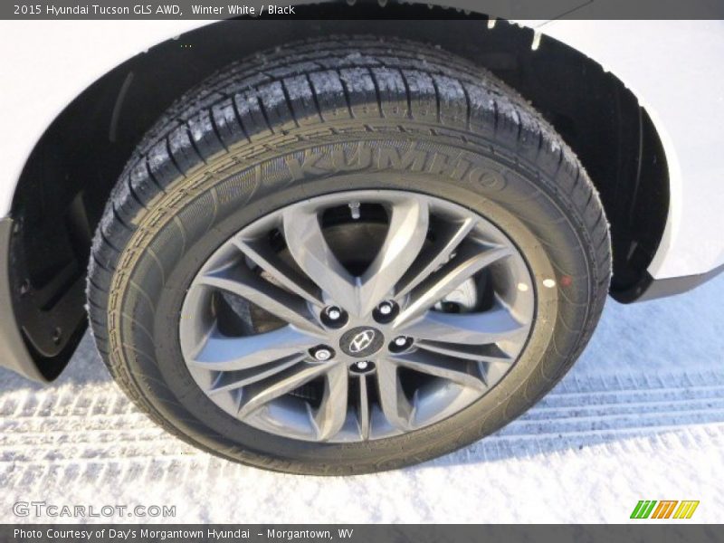 Winter White / Black 2015 Hyundai Tucson GLS AWD
