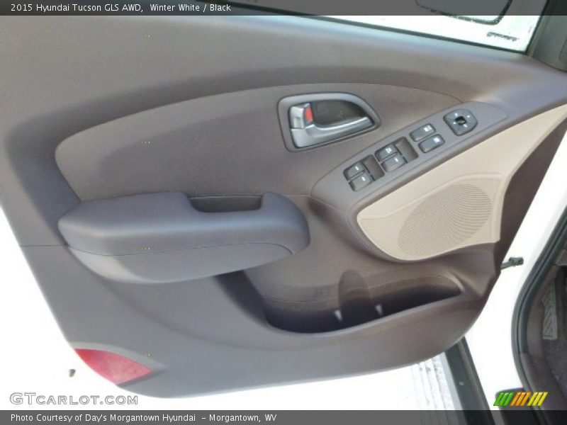 Winter White / Black 2015 Hyundai Tucson GLS AWD