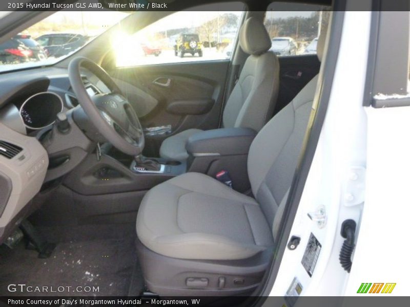 Winter White / Black 2015 Hyundai Tucson GLS AWD