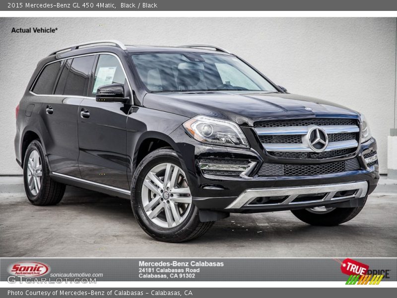 Black / Black 2015 Mercedes-Benz GL 450 4Matic