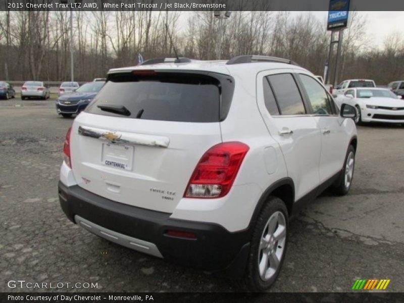 White Pearl Tricoat / Jet Black/Brownstone 2015 Chevrolet Trax LTZ AWD