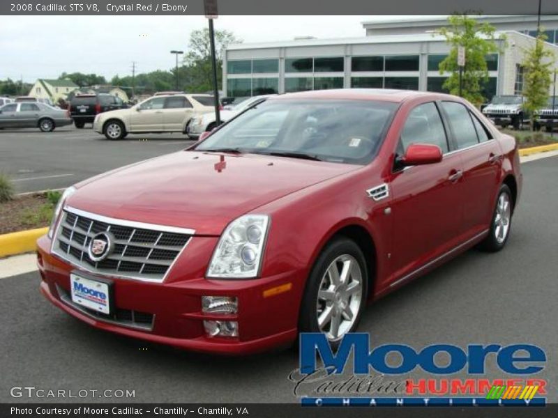 Crystal Red / Ebony 2008 Cadillac STS V8