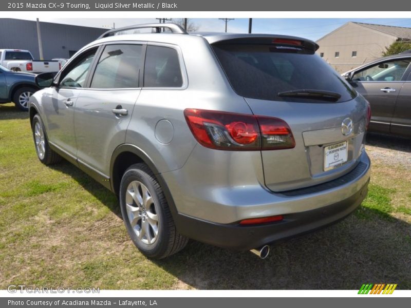 Liquid Silver Metallic / Black 2015 Mazda CX-9 Touring