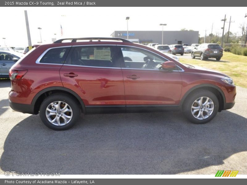 Zeal Red Mica / Black 2015 Mazda CX-9 Touring