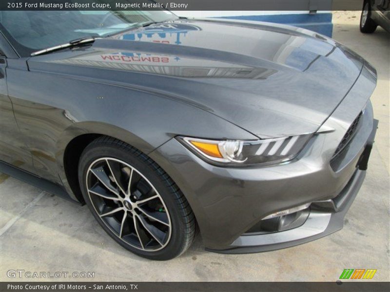 Magnetic Metallic / Ebony 2015 Ford Mustang EcoBoost Coupe