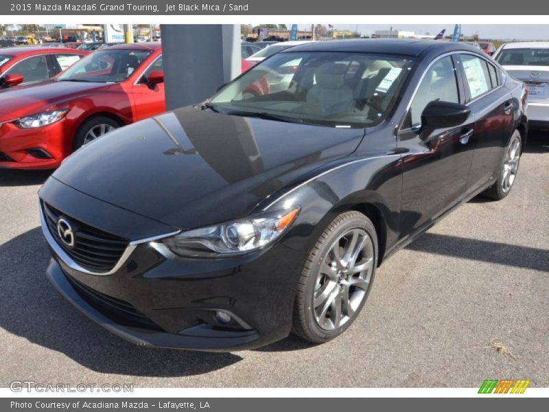 Jet Black Mica / Sand 2015 Mazda Mazda6 Grand Touring