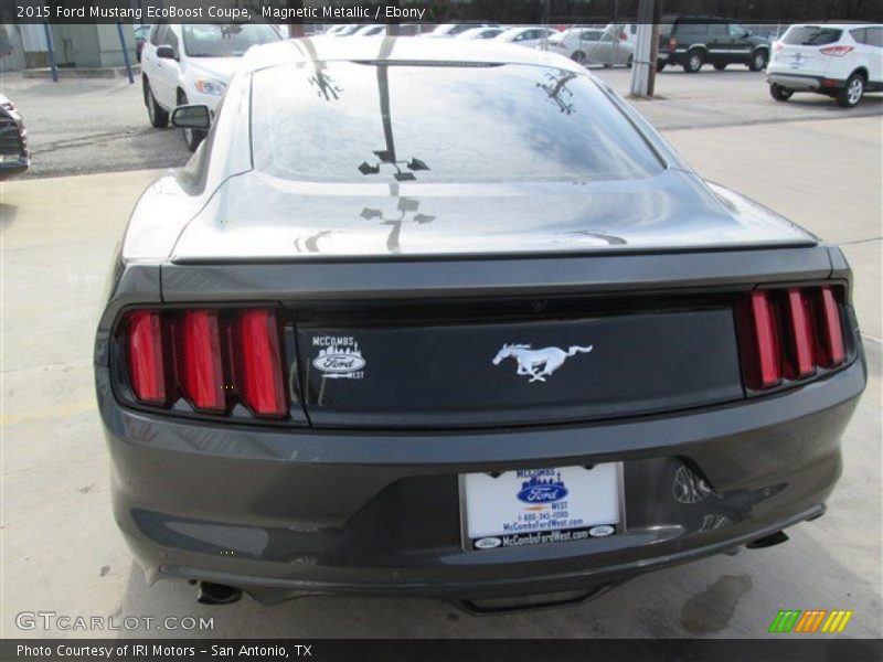 Magnetic Metallic / Ebony 2015 Ford Mustang EcoBoost Coupe