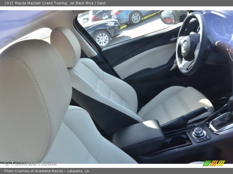 Jet Black Mica / Sand 2015 Mazda Mazda6 Grand Touring