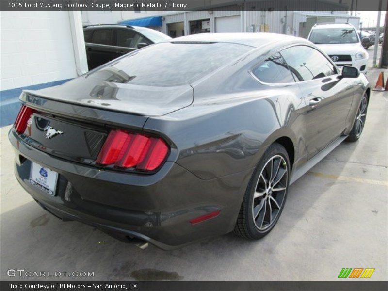 Magnetic Metallic / Ebony 2015 Ford Mustang EcoBoost Coupe