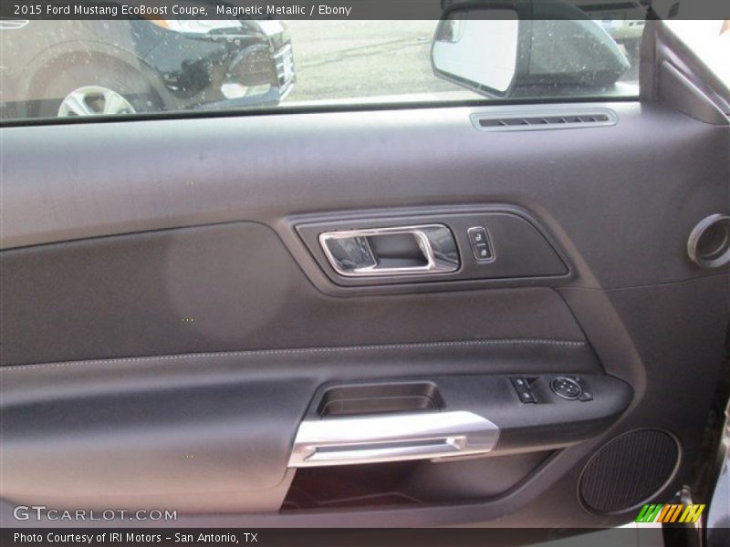 Magnetic Metallic / Ebony 2015 Ford Mustang EcoBoost Coupe