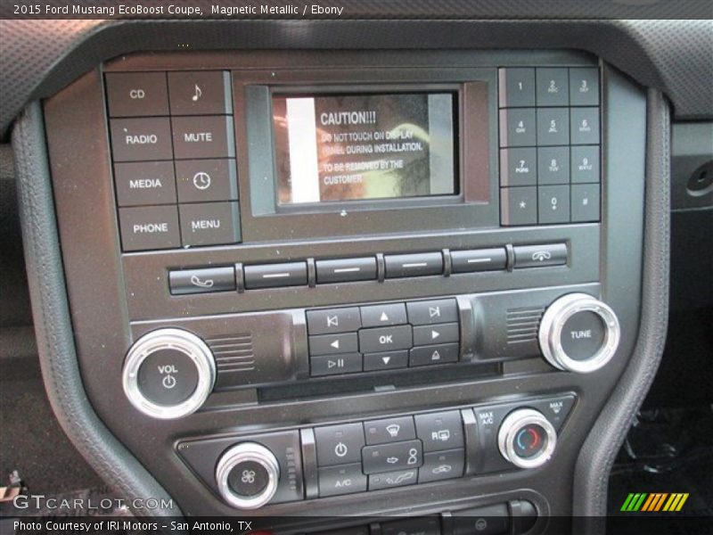 Magnetic Metallic / Ebony 2015 Ford Mustang EcoBoost Coupe