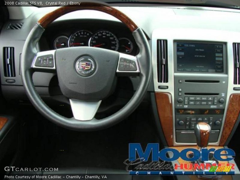 Crystal Red / Ebony 2008 Cadillac STS V8