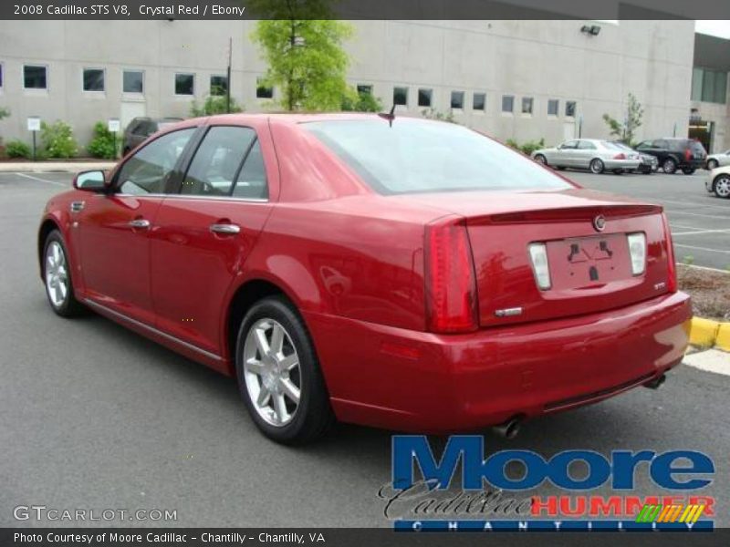 Crystal Red / Ebony 2008 Cadillac STS V8