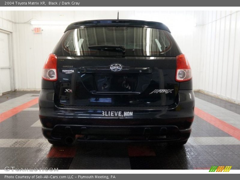 Black / Dark Gray 2004 Toyota Matrix XR
