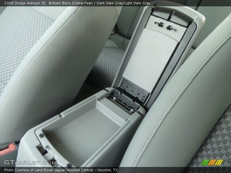 Brilliant Black Crystal Pearl / Dark Slate Gray/Light Slate Gray 2008 Dodge Avenger SE