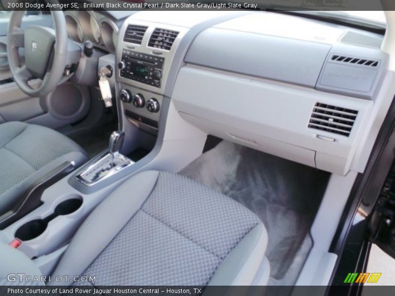Brilliant Black Crystal Pearl / Dark Slate Gray/Light Slate Gray 2008 Dodge Avenger SE