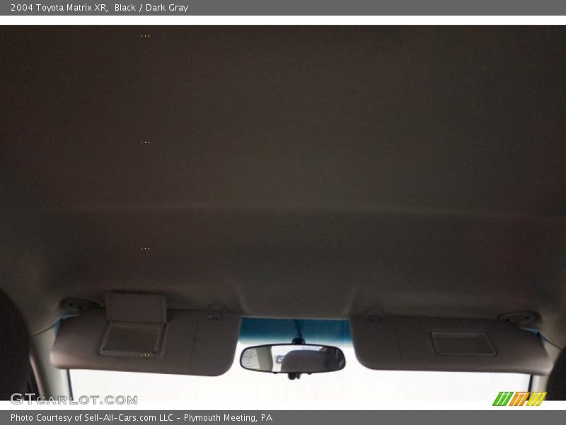 Black / Dark Gray 2004 Toyota Matrix XR