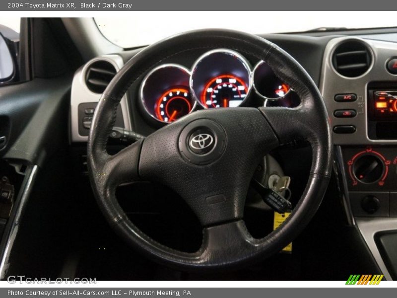 Black / Dark Gray 2004 Toyota Matrix XR