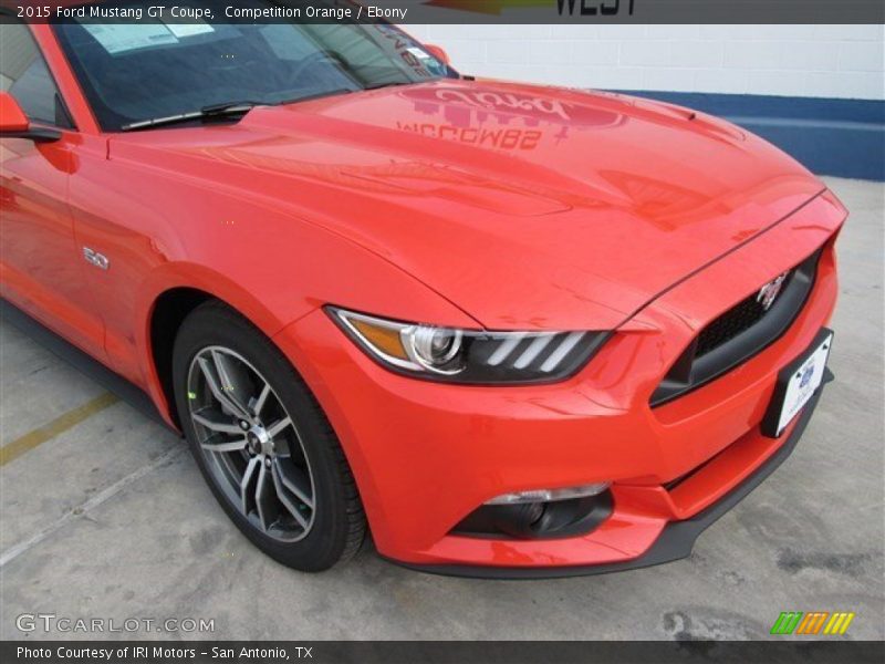 Competition Orange / Ebony 2015 Ford Mustang GT Coupe