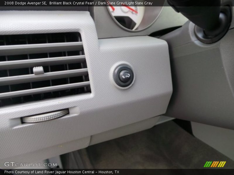 Brilliant Black Crystal Pearl / Dark Slate Gray/Light Slate Gray 2008 Dodge Avenger SE