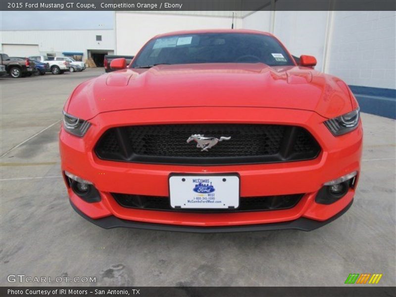Competition Orange / Ebony 2015 Ford Mustang GT Coupe