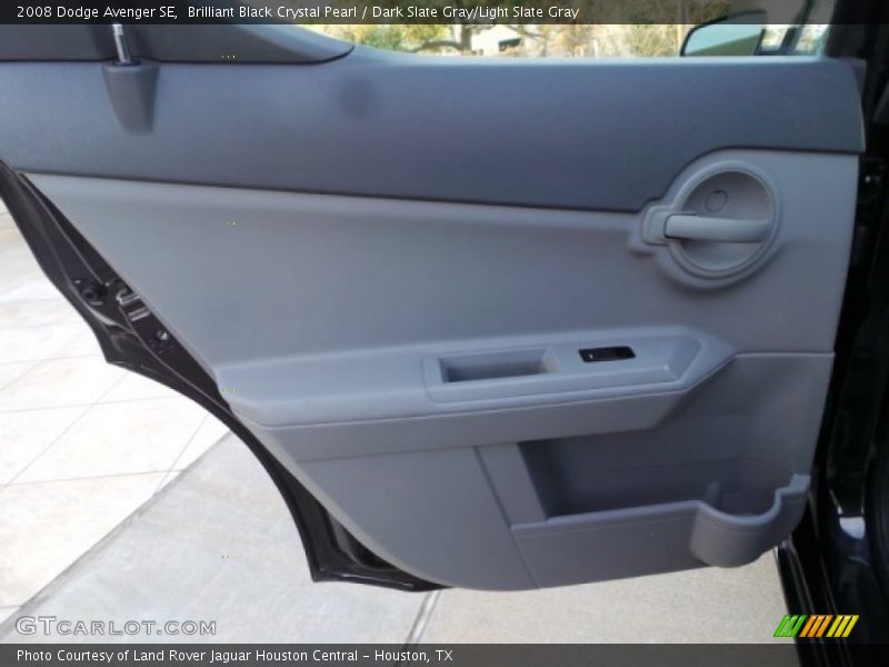 Brilliant Black Crystal Pearl / Dark Slate Gray/Light Slate Gray 2008 Dodge Avenger SE