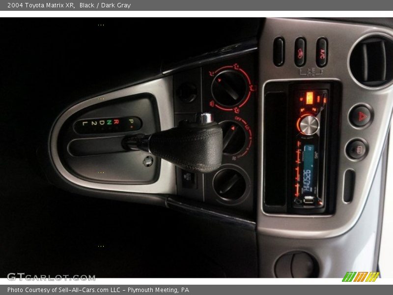 Black / Dark Gray 2004 Toyota Matrix XR
