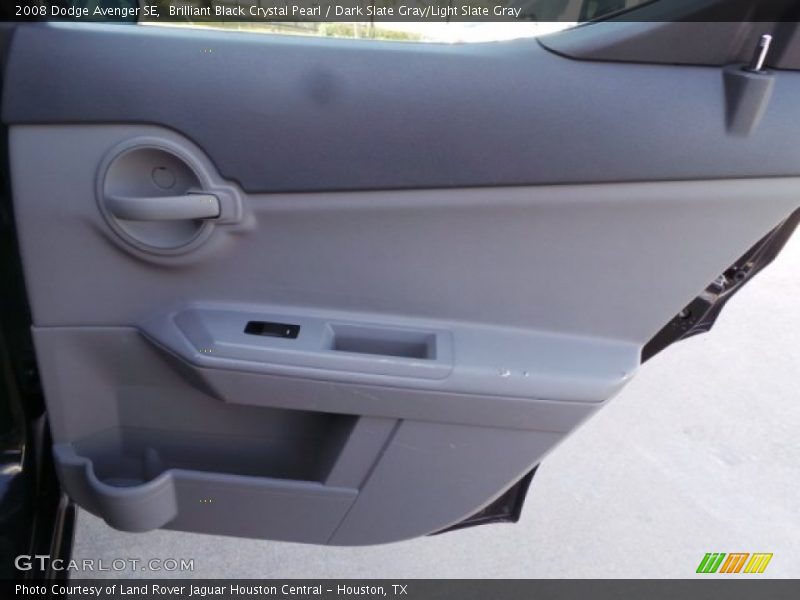 Brilliant Black Crystal Pearl / Dark Slate Gray/Light Slate Gray 2008 Dodge Avenger SE
