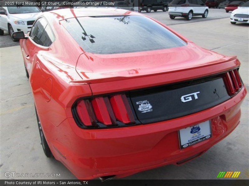 Competition Orange / Ebony 2015 Ford Mustang GT Coupe