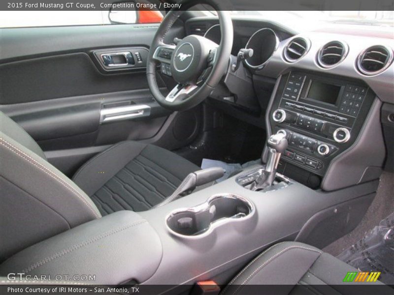 Competition Orange / Ebony 2015 Ford Mustang GT Coupe