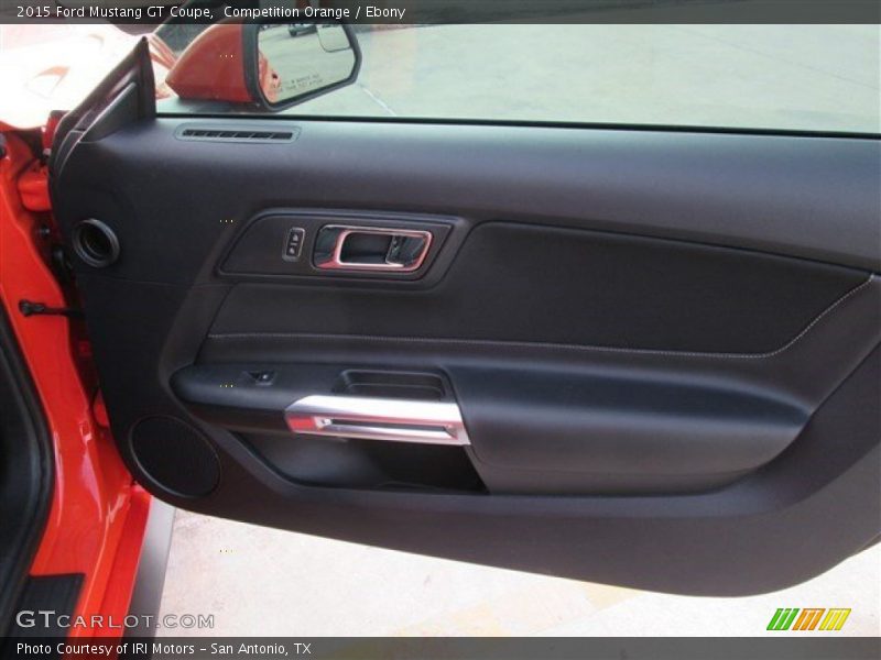 Competition Orange / Ebony 2015 Ford Mustang GT Coupe