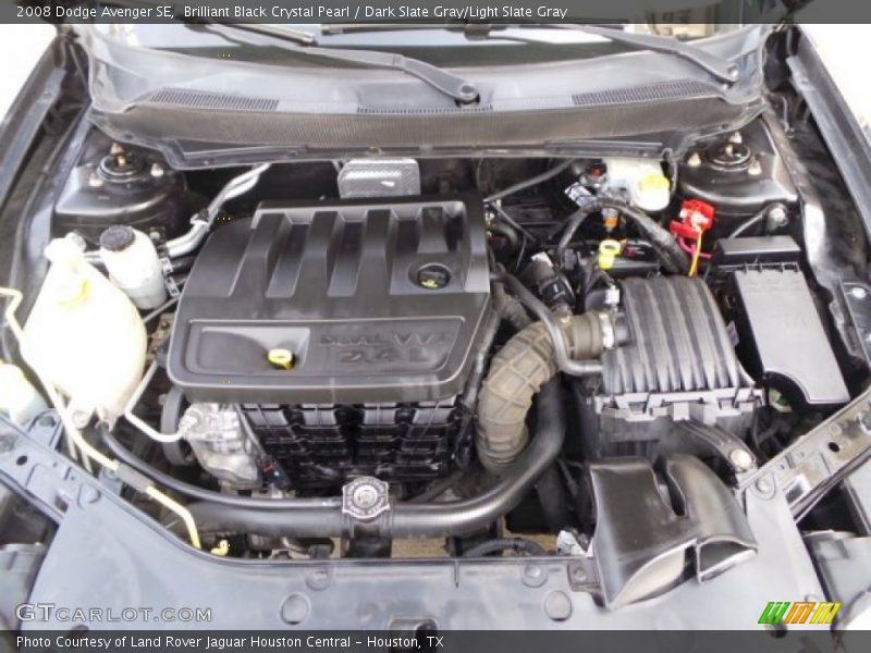 Brilliant Black Crystal Pearl / Dark Slate Gray/Light Slate Gray 2008 Dodge Avenger SE