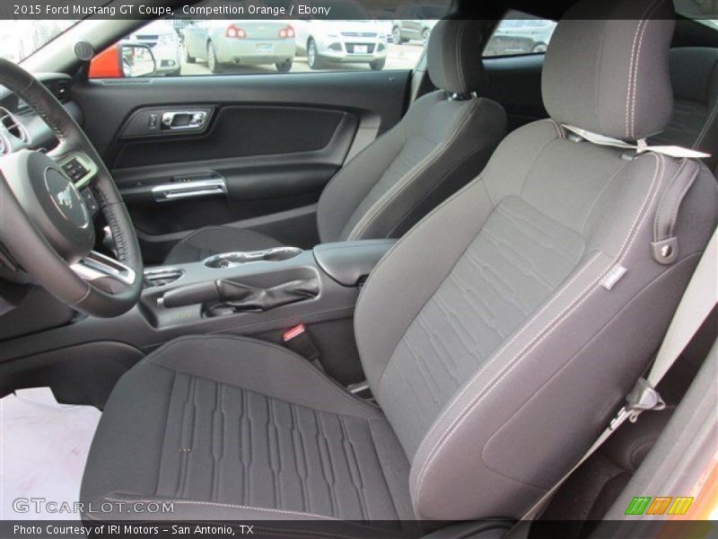 Competition Orange / Ebony 2015 Ford Mustang GT Coupe