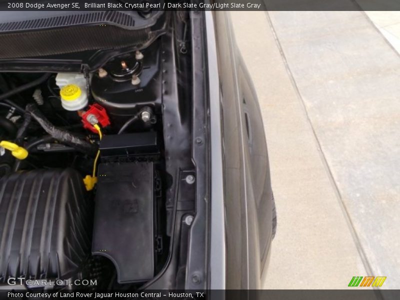 Brilliant Black Crystal Pearl / Dark Slate Gray/Light Slate Gray 2008 Dodge Avenger SE