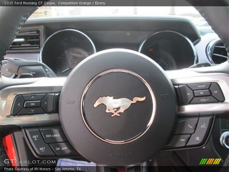 Competition Orange / Ebony 2015 Ford Mustang GT Coupe