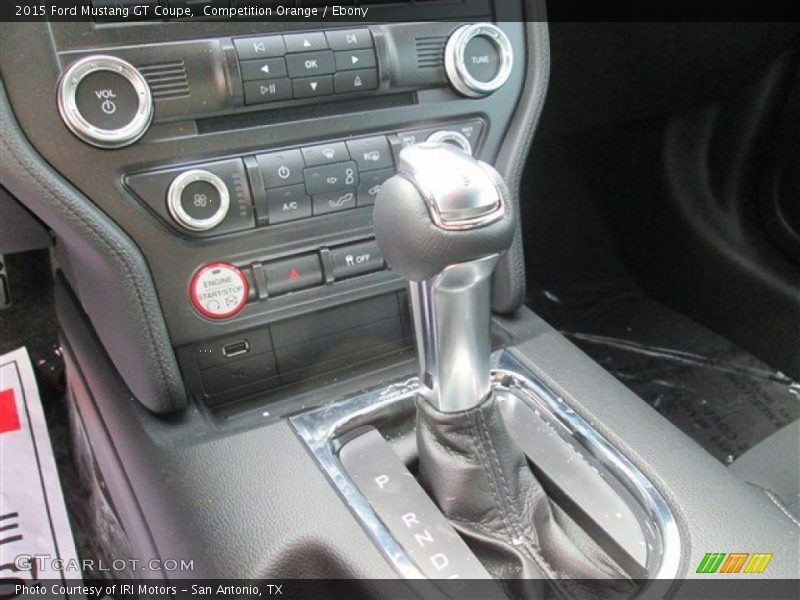 Competition Orange / Ebony 2015 Ford Mustang GT Coupe