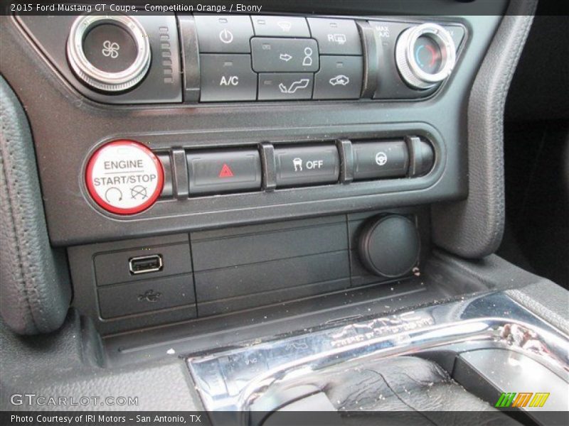 Competition Orange / Ebony 2015 Ford Mustang GT Coupe