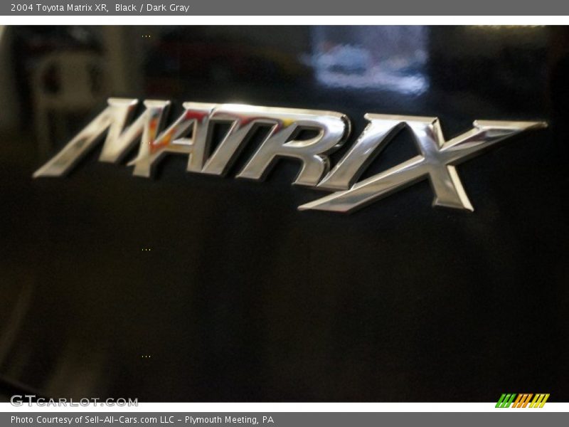 Black / Dark Gray 2004 Toyota Matrix XR