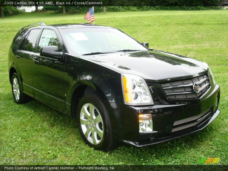 Black Ice / Cocoa/Cashmere 2009 Cadillac SRX 4 V6 AWD